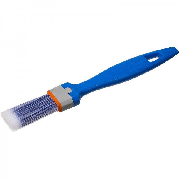 Кисть плоская искусственная щетина "Аква" пластмассовая ручка 1,5"-38 мм 13мм