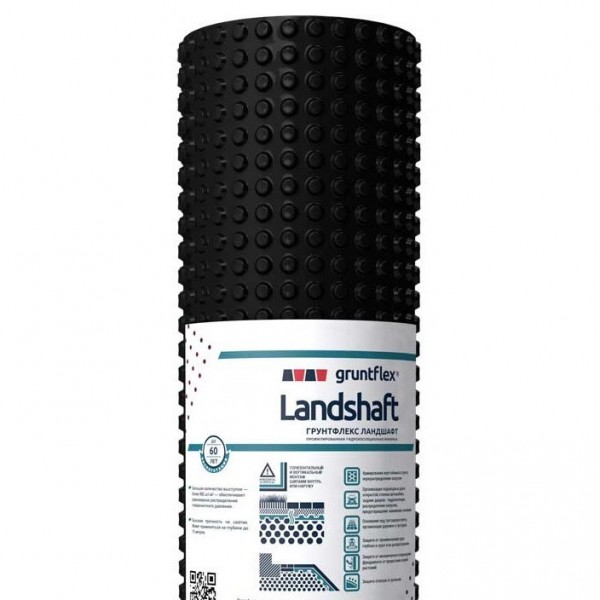Gruntflex Landshaft (2м*10м, 20 м2) профилированная мембрана