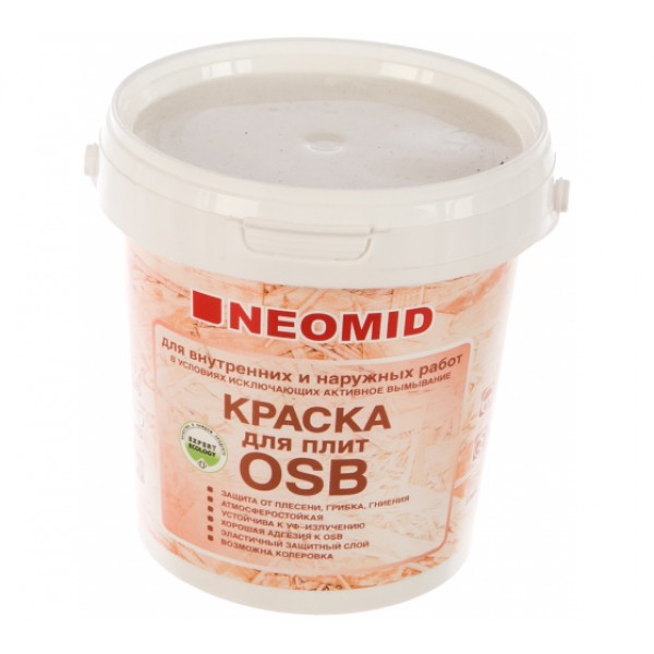 Краска Неомид для плит для внутренних и наружных работ OSB 1 кг