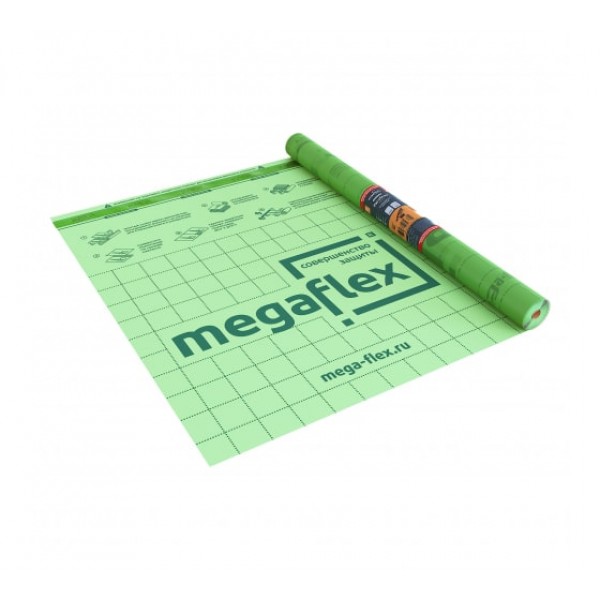 Megaflex ParoStop (ш.1,6, 35 м2) пароизоляционная двухслойная пленка