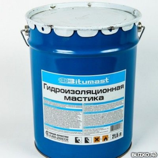 BITUMAST Мастика гидроизоляционная (21,5л/металл)