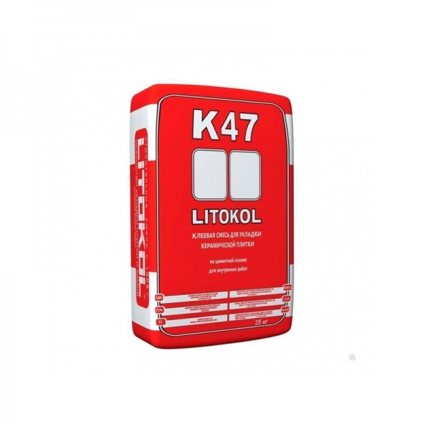Клей плиточный LitoKol К47 25 кг